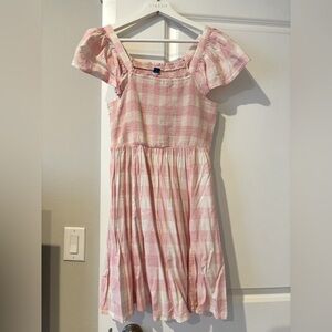 Pink checkered summer dress!